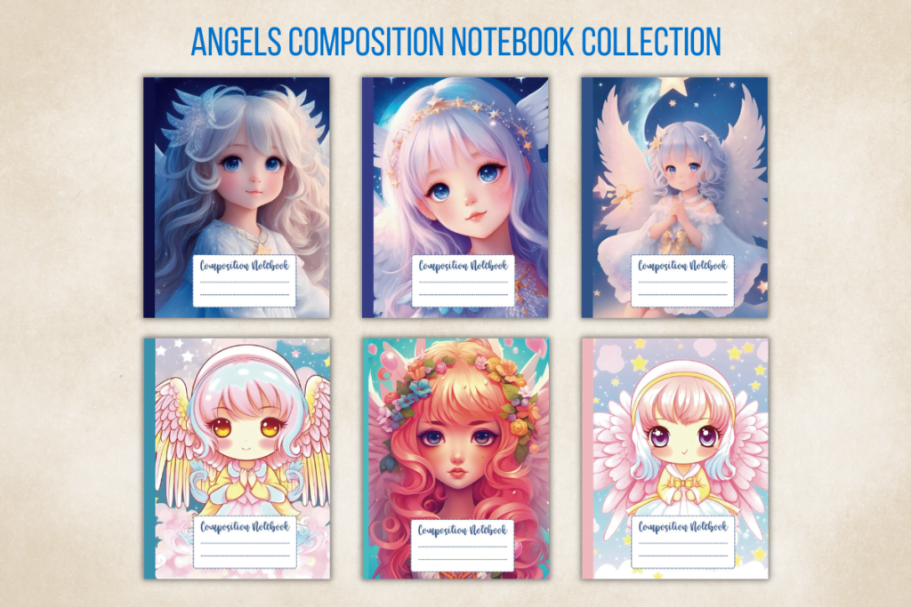 Angels Composition Notebook Theme