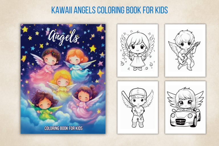 Read more about the article Angels Coloring Book for Kids